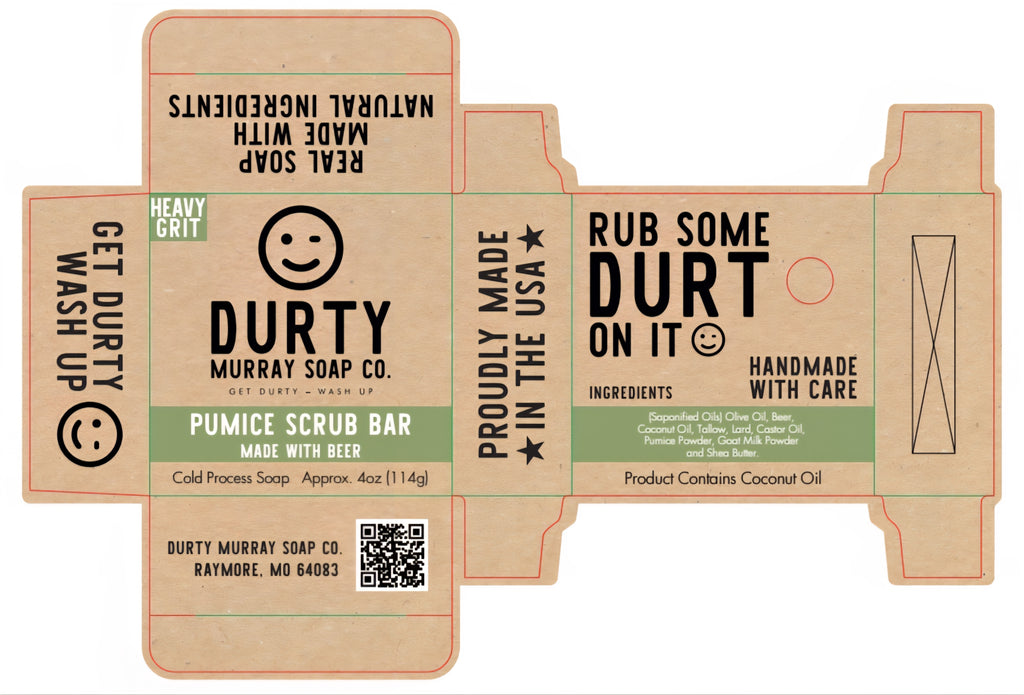 Pumice scrub bar