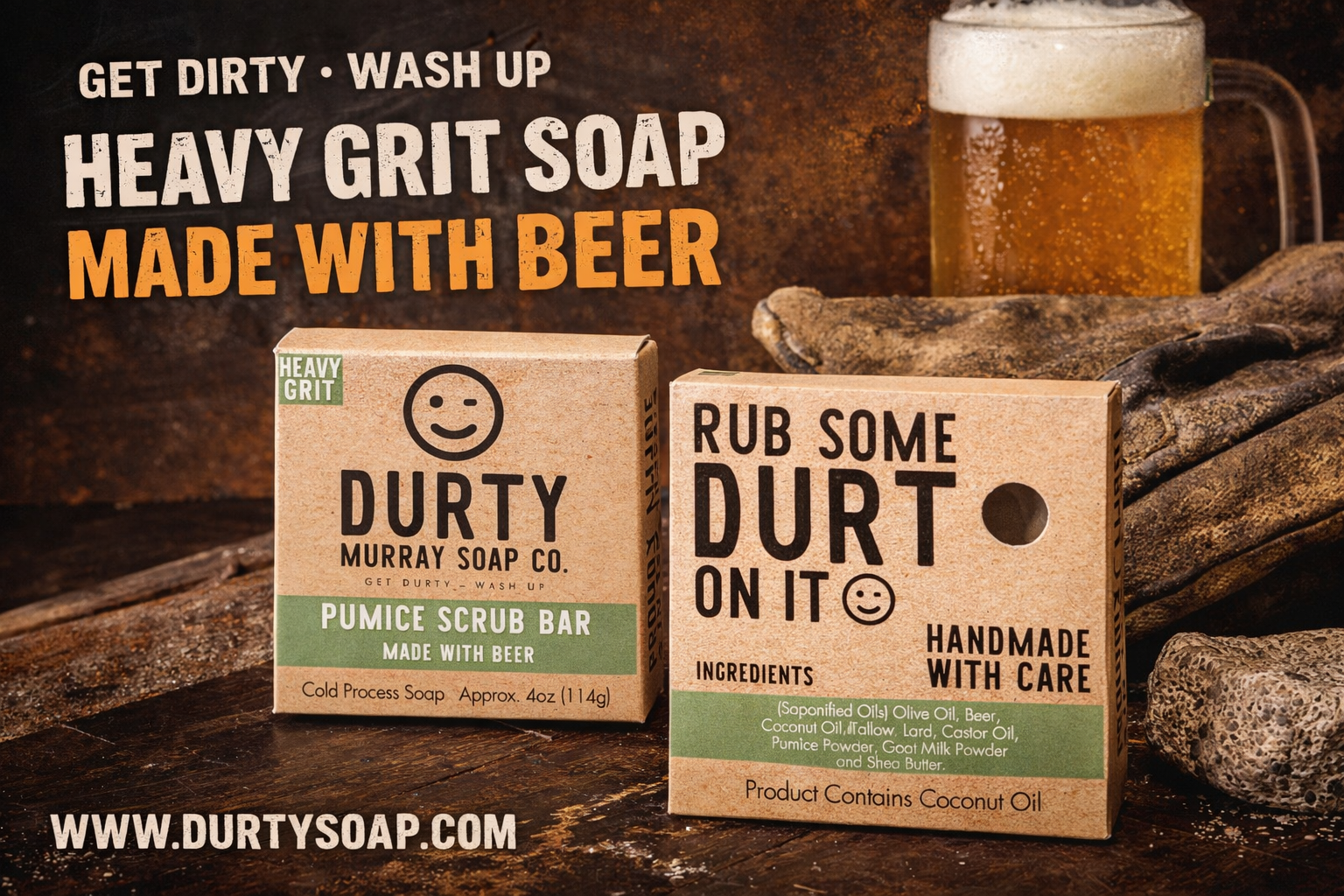 Pumice scrub bar